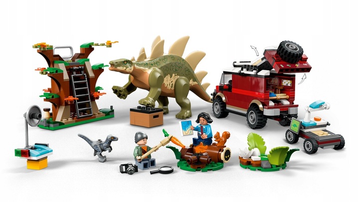 LEGO DINOZAURY 76965 Odkrycie stegozaura ZESTAW KLOCKI +TORBA NA PREZENT