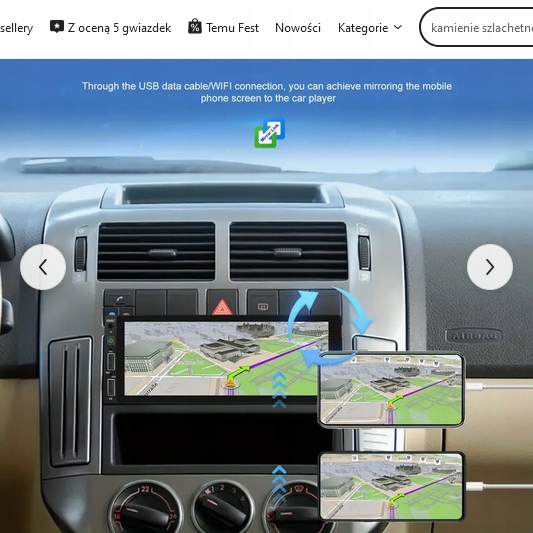 RADIO Odtwarzacz 1DIN i dla Androida Auto samochodowy odtwarzacz MP5