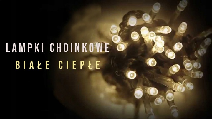 Lampki choinkowe LED 1000 ciepłe białe 72m IP44 zewnętrzne wewnętrzne