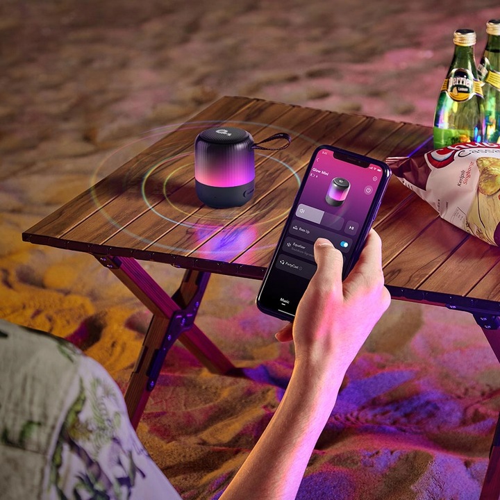 Głośnik przenośny Bluetooth Soundcore Glow Mini Czarny