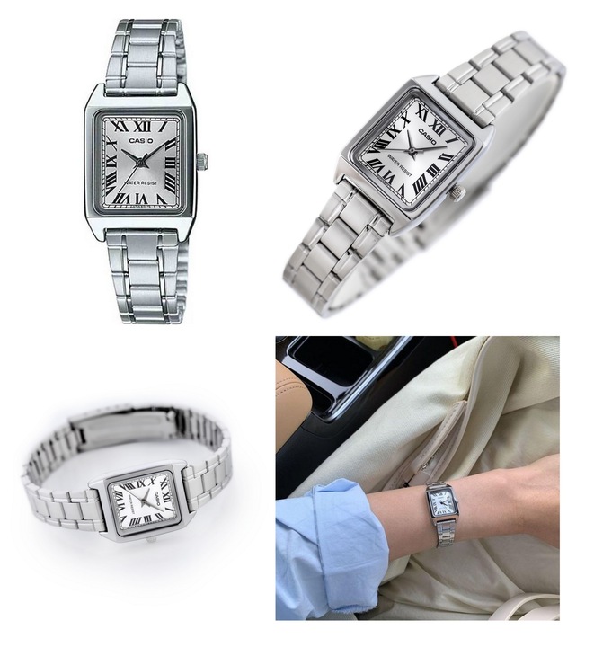 ZEGAREK DAMSKI CASIO VERONA złoty stalowy + BOX + GRAWER