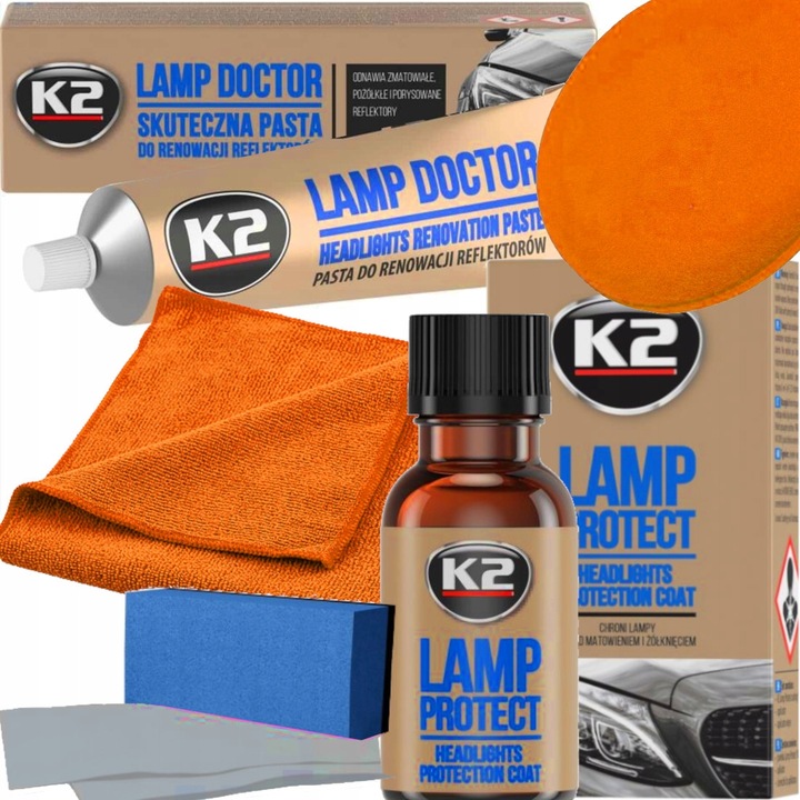 ZESTAW POLERKA RENOWACJA PASTA DO POLEROWANIA REGENERACJI REFLEKTORÓW LAMP