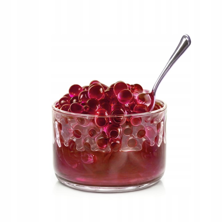 Molecula - KULKI do BUBBLE TEA - 0.8kg - MOLEKULARNY KAWIOR - MALINA