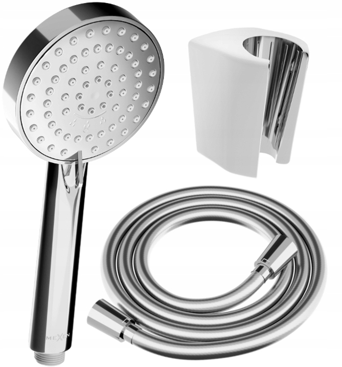 MEXEN ZESTAW PRYSZNICOWY SŁUCHAWKA R-75 WĄŻ CHROM