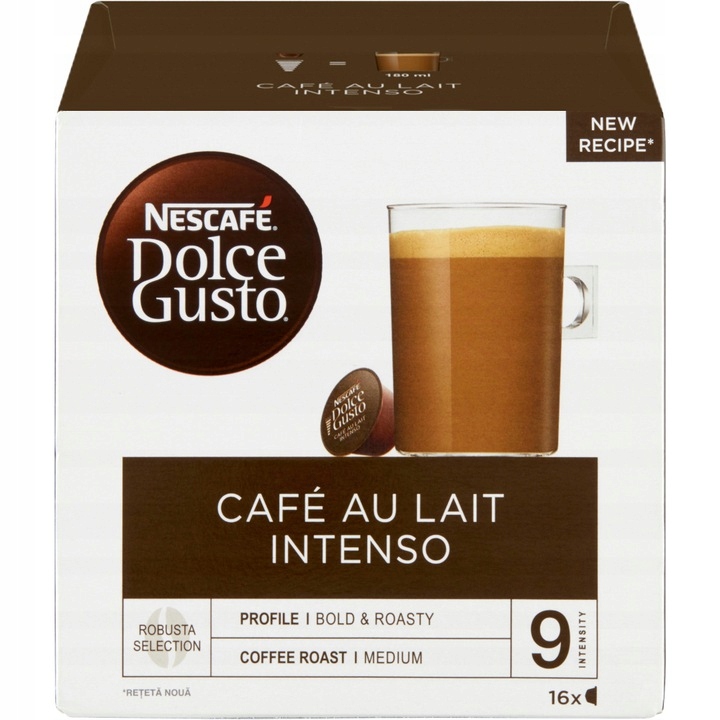 NESCAFE DOLCE GUSTO CAFE AU LAIT INTENSO 3x16