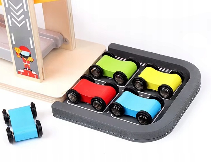 TOR SAMOCHODOWY DUŻY ZJEŻDŻALNIA DLA AUTEK 8szt (W076)