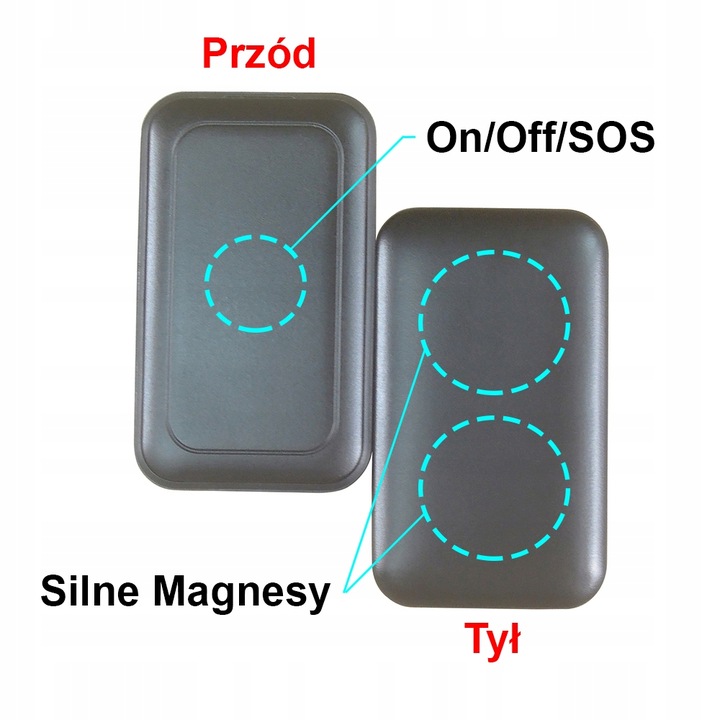 LOKALIZATOR GPS MK05 MAGNES PODSŁUCH NAGRYWANIE