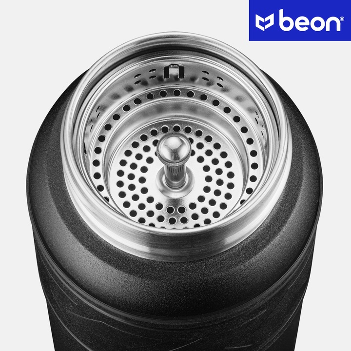 KUBEK TERMICZNY NA KAWĘ HERBATĘ DO SAMOCHODU SZCZELNY ANTYPOŚLIZGOWY 500 ml