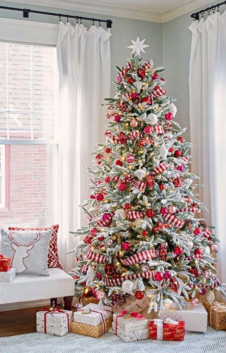 BOMBKI CHOINKOWE CZERWONE NIETŁUKĄCE TRADYCYJNE NA CHOINKĘ ZESTAW 48SZT