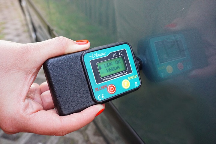 MIERNIK GRUBOŚCI LAKIERU TESTER CZUJNIK GL-8