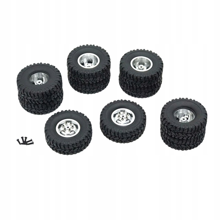 10-częściowy zestaw opon gumowych Odporne na zużycie felgi piast kół z