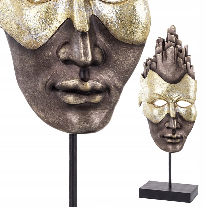Figurka dekoracyjna Maska 44x17x8 cm Prezent Dekoracja na komodę