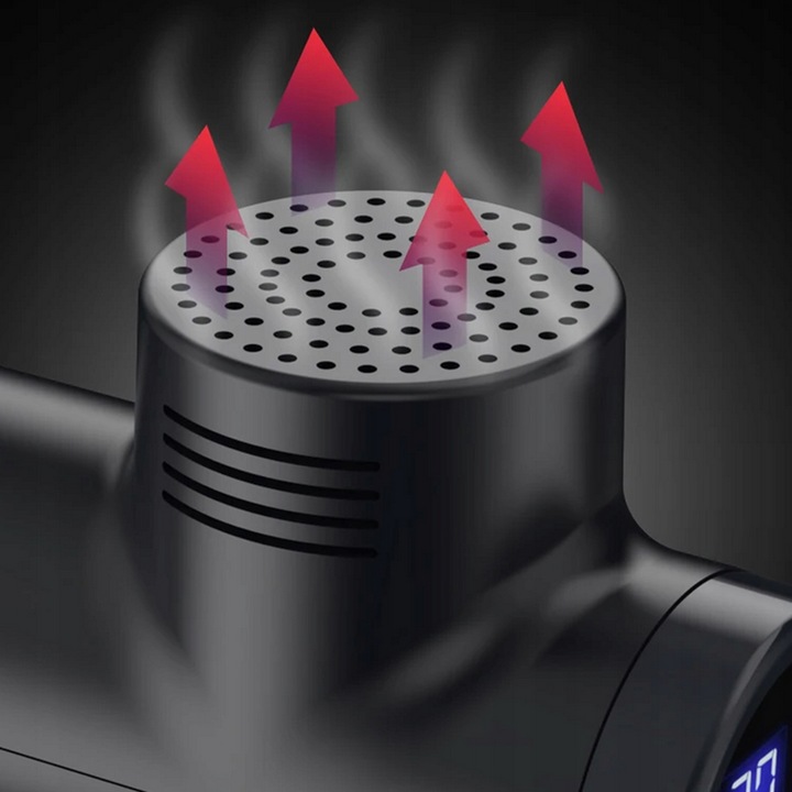 PISTOLET DO MASAŻU MASAŻER DO PLECÓW MIĘŚNI CIAŁA Z WYŚWIETLACZEM LCD