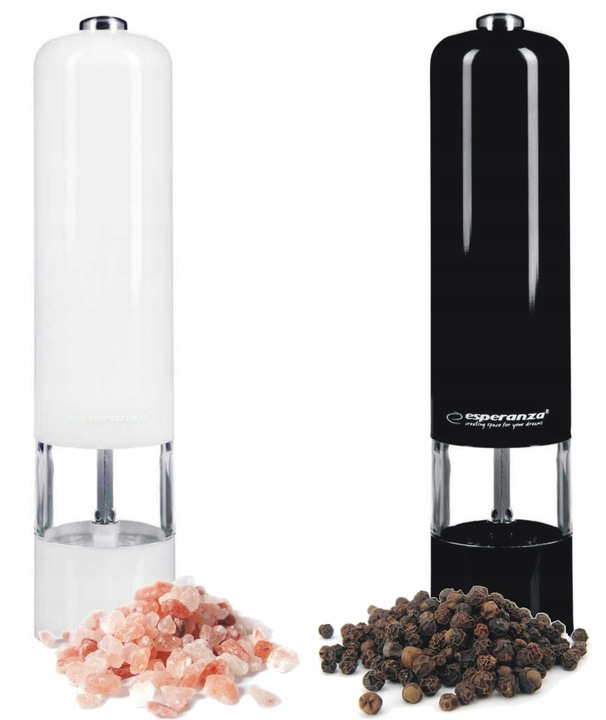 ELEKTRYCZNY MŁYNEK DO PIEPRZU I SOLI 2SZT+ BATERIE