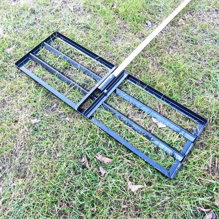 RĘCZNY NIWELATOR TERENU levelawn Level Rake 120 X 30 cm - SOLIDNY -
