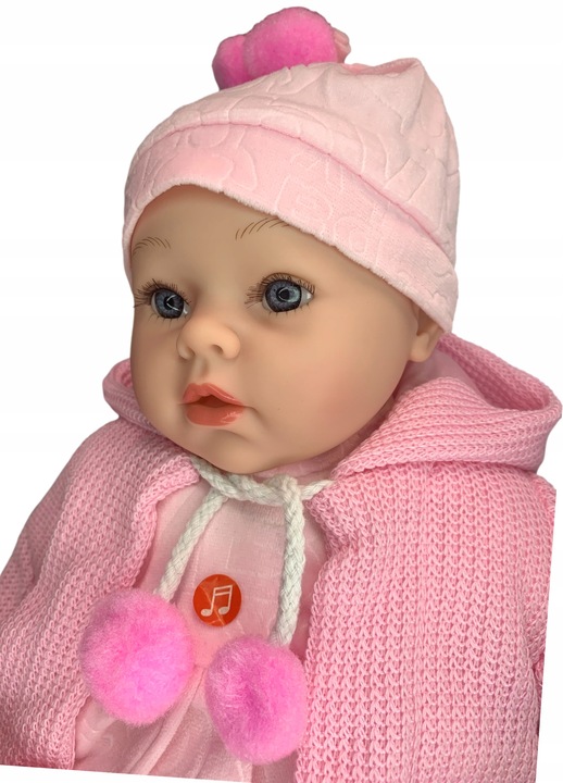 LALKA BOBAS BABY MÓWI ŚPIEWA SMOCZEK BORN JAK ŻYWA BUTELKA