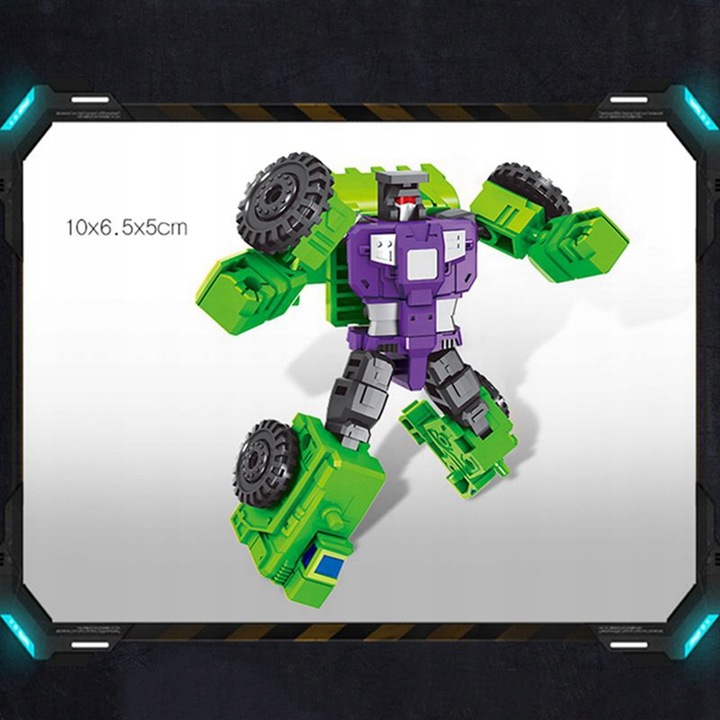 SAMOCHOD ROBOT AUTO ZABAWKA 6w1 TRANSFORMOWALNE FIGURKI POJAZD INŻYNIERYJNY