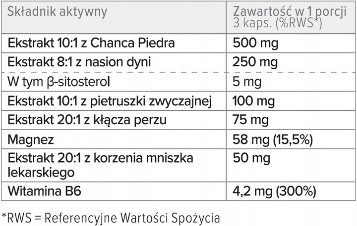 PROTON LABS Uroseren - Chanca piedra, żurawina, 45 kaps. Nerki