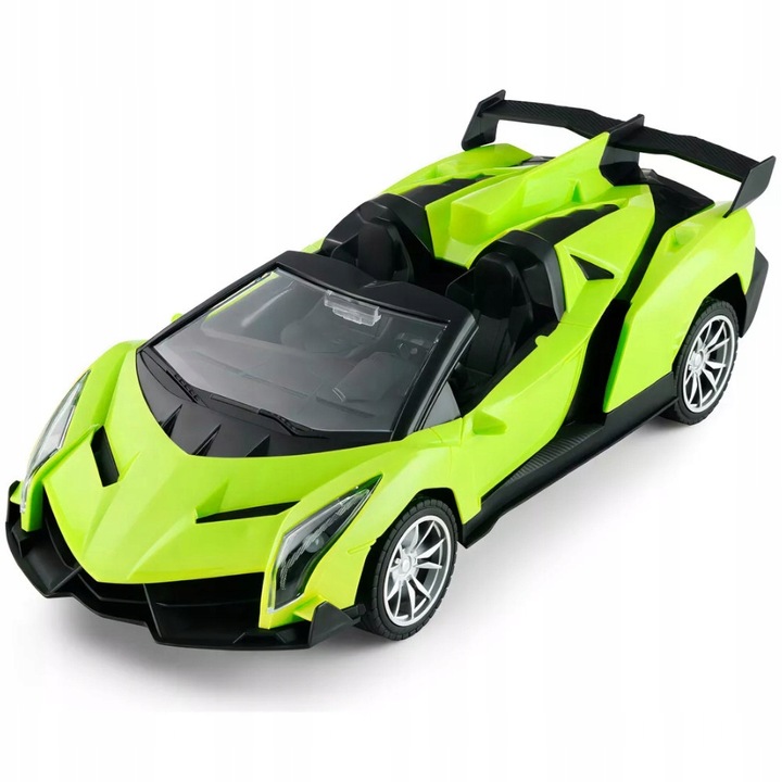 SAMOCHÓD ZDALNIE STEROWANY AUTO NA PILOTA RC POJAZD DLA DZIECKA LED PREZENT