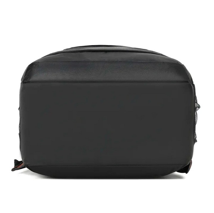 Plecak męski do pracy na laptopa szkolny młodzieżowy pojemny czarny solidny