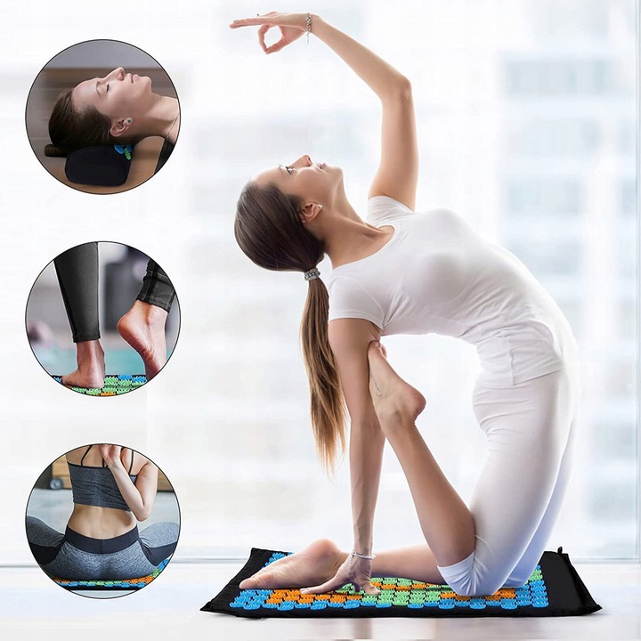 ZESTAW MATA DO AKUPRESURY PODUSZKA AKUPUNKTURA