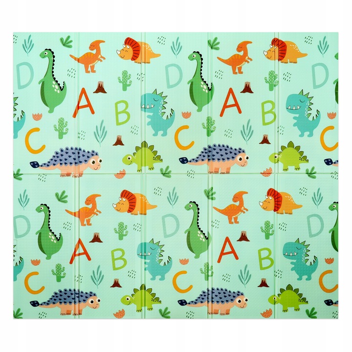 MATA PIANKOWA EDUKACYJNA DLA DZIECI DWUSTRONNA XPE SKŁADANA 180x200 MATADI