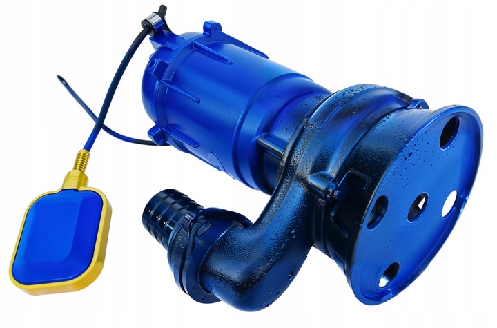 POMPA DO WODY BRUDNEJ SZAMBA Z ROZDRABNIACZ-EM 3850W ZATAPIALNA PŁYWAK-IEM