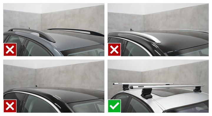 Bagażnik dachowy aluminiowy do Ford S-max MPV 2006-2015