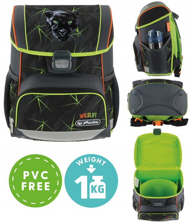 TORNISTER SZKOLNY HERLITZ LOOP PLUS PUMA ZESTAW KLASA 1-3