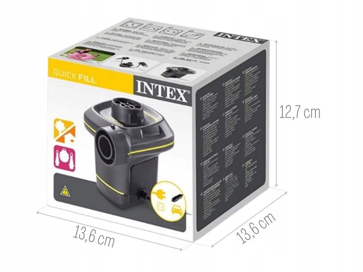 Pompka Elektryczna i Samochodowa 12V 230V 480l/min Intex 66634 MODEL 2025