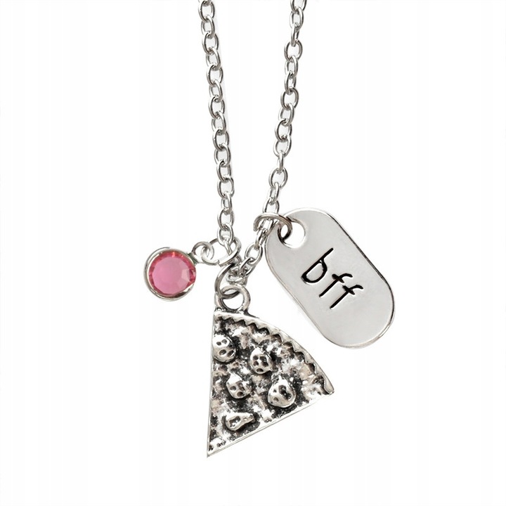 NASZYJNIK 6 PRZYJACIÓŁ BFF PIZZA 6SZT B1000