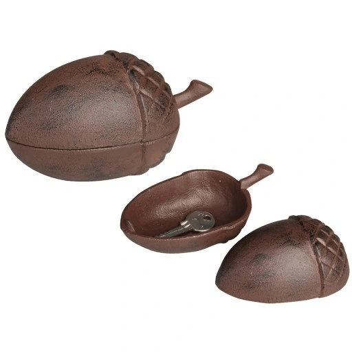 Schowek na klucze ŻOŁĄDŹ skrytka Dekoracja do domu ogrodu żeliwna figurka