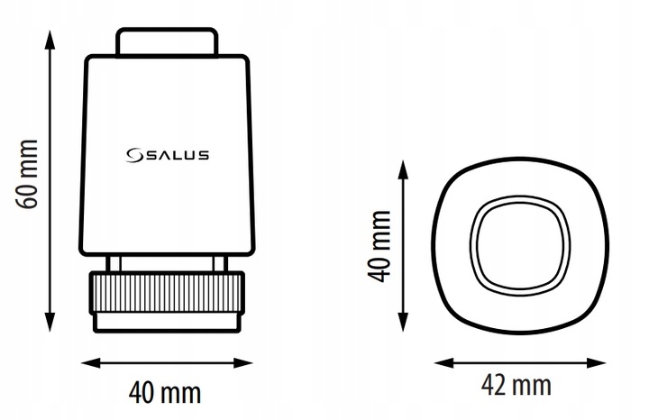 SIŁOWNIK TERMOELEKTRYCZNY DO ROZDZIELACZ T28NC 230V M28x1.5 ENERGOOSZCZĘDNY