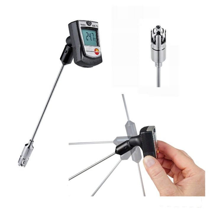 TERMOMETR DO TEMPERATURY POWIERZCHNI TESTO 905-T2