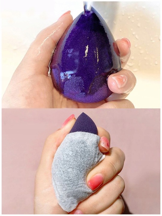 Gąbka do Makijażu Blender Ścięty Jasnoróżowy