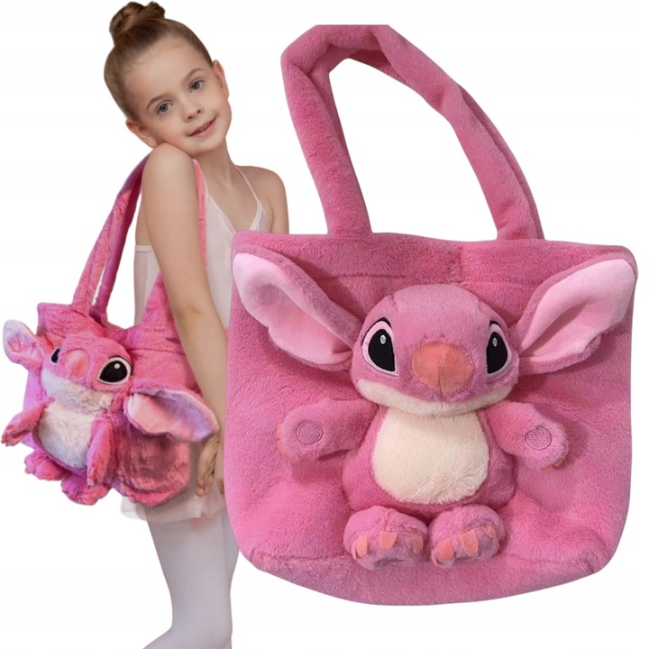 TOREBKA PLUSZAK STICH STITCH MASKOTKA PLUSZOWA TOREBECZKA NA RAMIĘ DZIECI