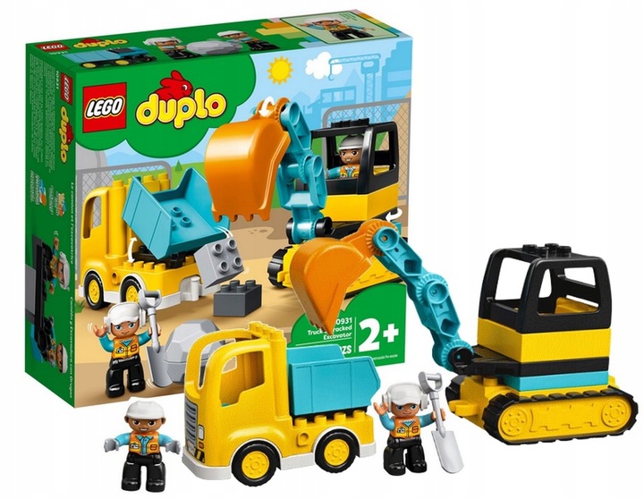 LEGO Duplo 10931 Ciężarówka i koparka gąsienicowa Prezent
