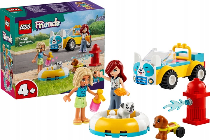 LEGO FRIENDS 42635 SAMOCHÓD DO PIELĘGNACJI PSÓW pieski zestaw dla dzieci +4