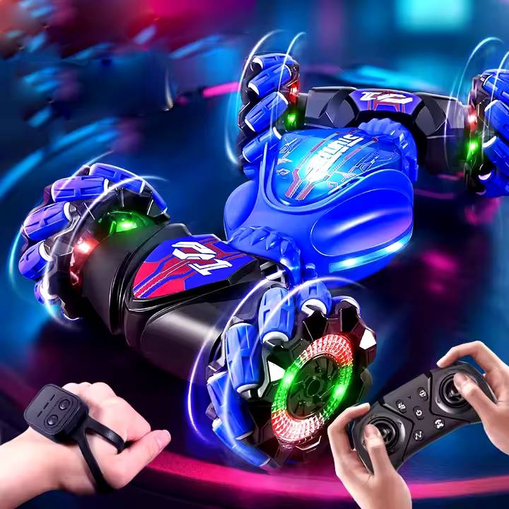 SAMOCHÓD STEROWANY GESTAMI + 2 x PILOT - AUTO 4X4 zdalnie sterowany AKUMULA