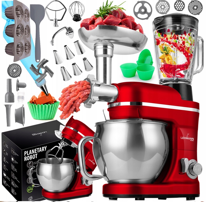 Robot kuchenny Lehmann PLANETARNY Mastic Red czerwony