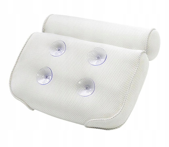 Poduszka kąpielowa do wanny podgłówek zagłówek jacuzzi kąpieli przyssawki