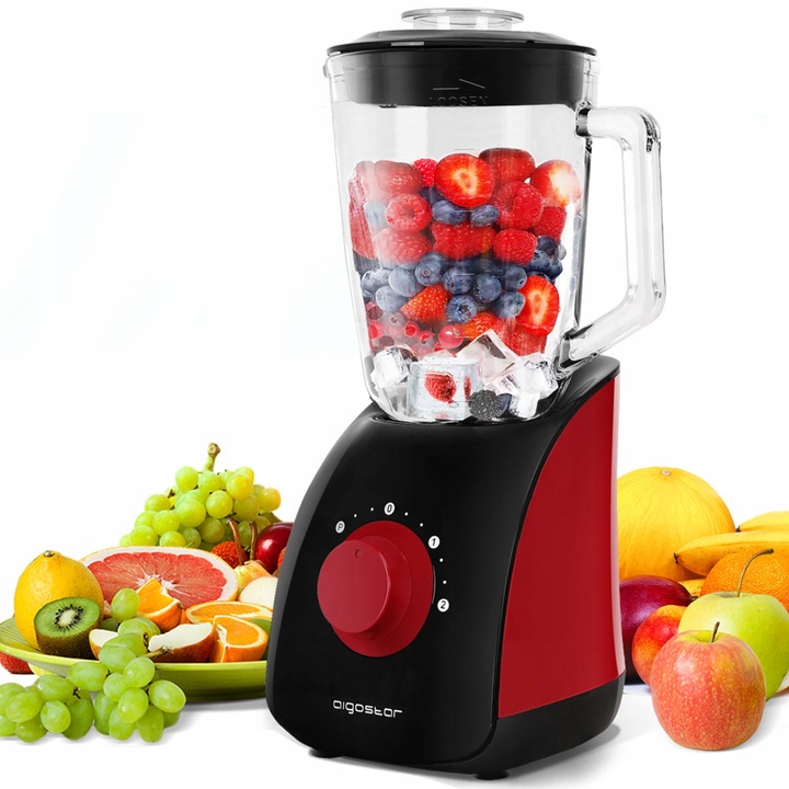 Blender kielichowy Aigostar MOCNY 750 W kruszy LÓD
