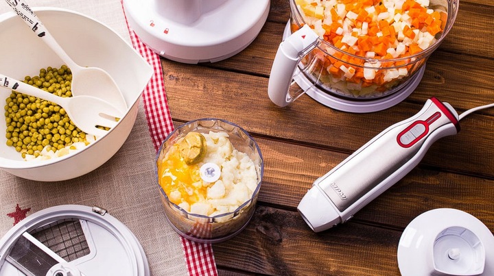 Robot kuchenny blender ręczny mocny MPM BRK-01 biały