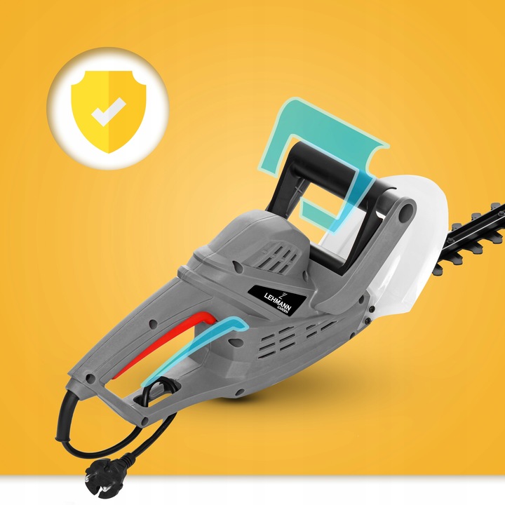 NOŻYCE ELEKTRYCZNE DO ŻYWOPŁOTU KRZEWÓW GAŁĘZI SEKATOR LEHMANN 1500W OSTRE