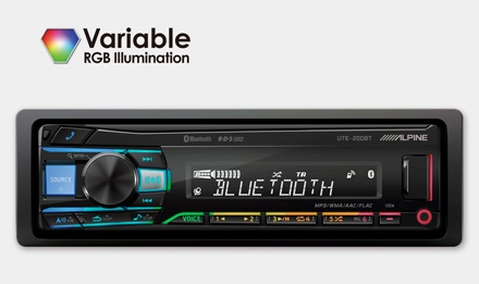Radio samochodowe ALPINE UTE-201BT Bluetooth MP3 USB VarioColor
