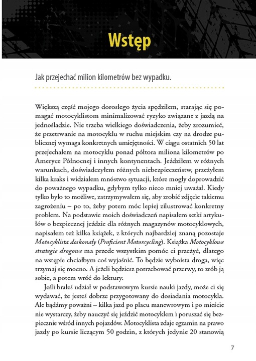 Motocyklowe strategie drogowe David L. Hough