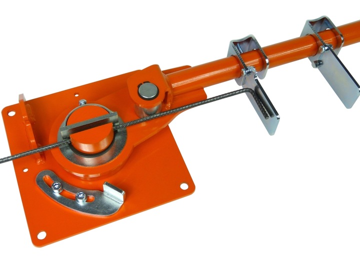 Giętarka do prętów strzemion drutu fi 6-16 GPZ-4 ŁOŻYSKOWANA z podpórką