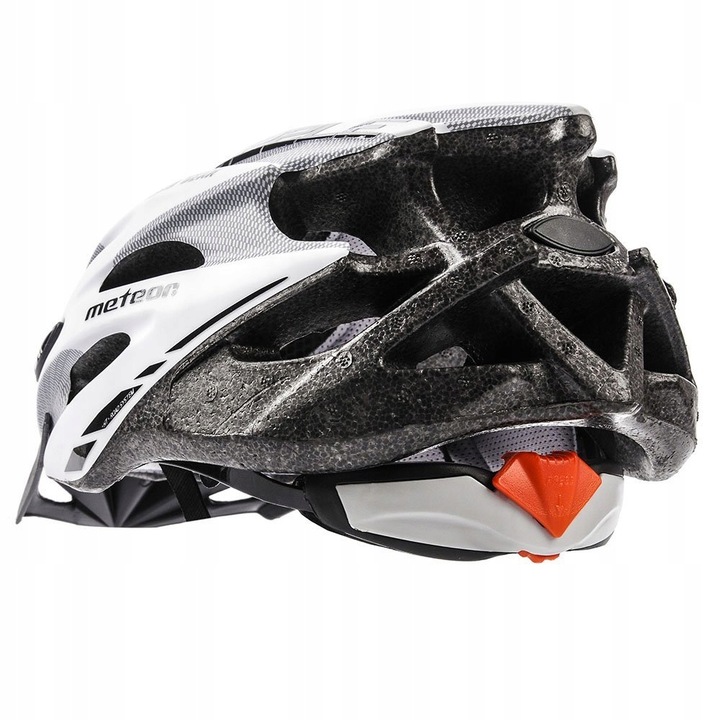 KASK ROWEROWY METEOR MV29 DRIZZLE M 55-58 odpinany daszek siatka od owadów