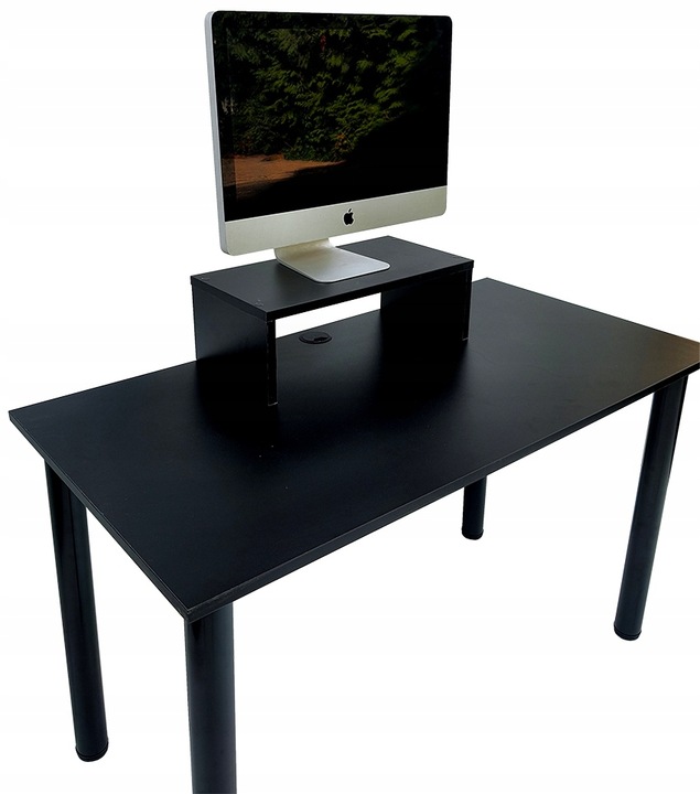 PODSTAWKA POD EKRAN NA BIURKO NA MONITOR CZARNA