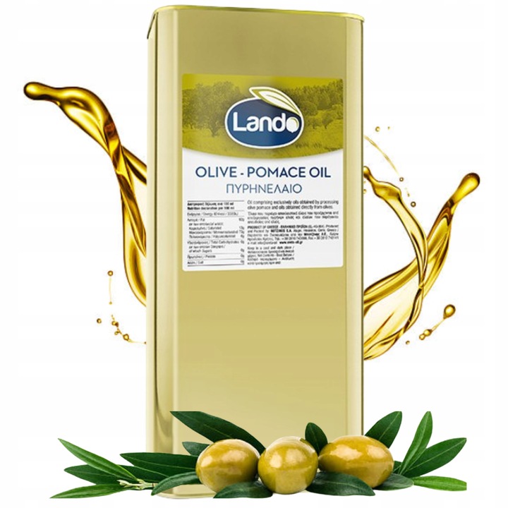 OLIWA DO SMAŻENIA SANSA GRECKA Z WYTŁOCZYN OLIWEK Z KRETY POMACE ORUJO 5L